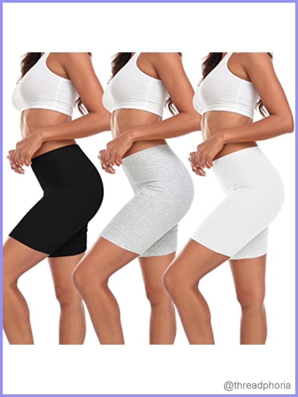 Cotton Slip Shorts Anti Chafing Biker Shorts Under Dress